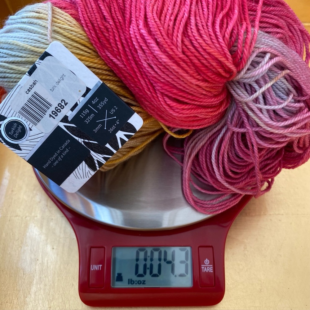 Hand Dyed: Hand Maiden “Casbah” Merino Wool / Cashmere / Nylon Yarn. Sock weight - Picture 6 of 10